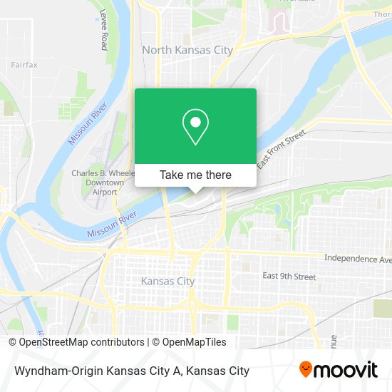 Mapa de Wyndham-Origin Kansas City A