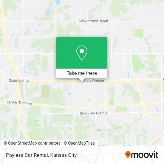 Mapa de Payless Car Rental