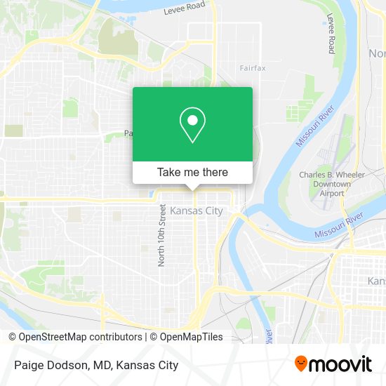 Paige Dodson, MD map