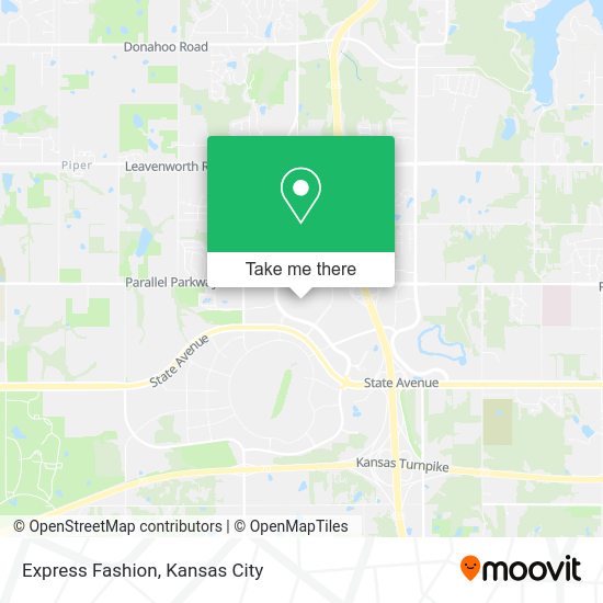 Express Fashion map