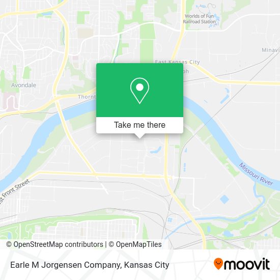 Earle M Jorgensen Company map
