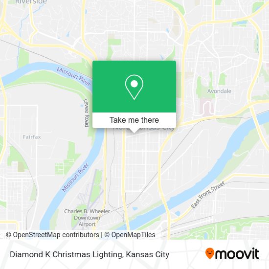 Mapa de Diamond K Christmas Lighting