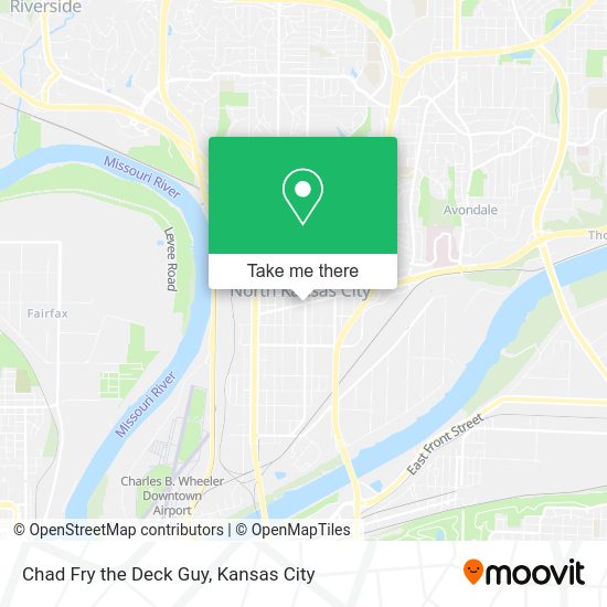 Chad Fry the Deck Guy map