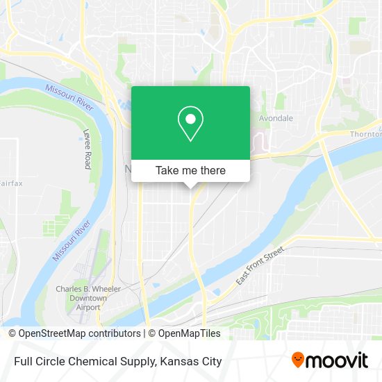Mapa de Full Circle Chemical Supply