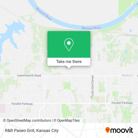 Mapa de R&R Paseo Grill