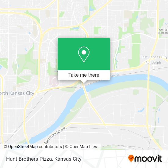 Hunt Brothers Pizza map