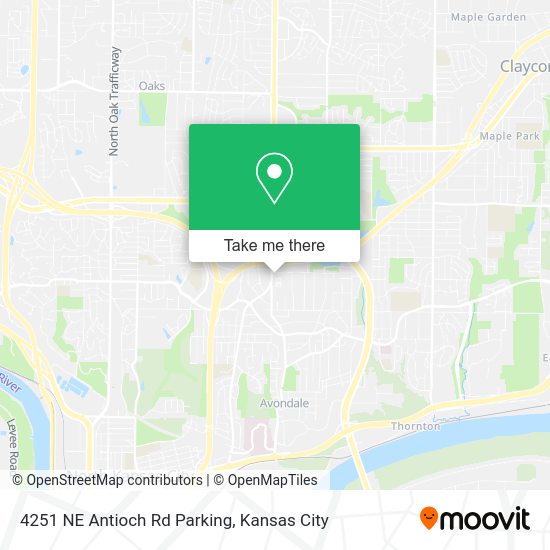4251 NE Antioch Rd Parking map