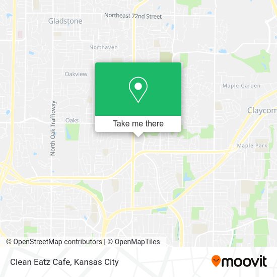 Mapa de Clean Eatz Cafe