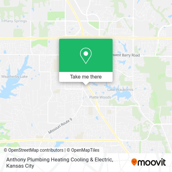 Anthony Plumbing Heating Cooling & Electric map