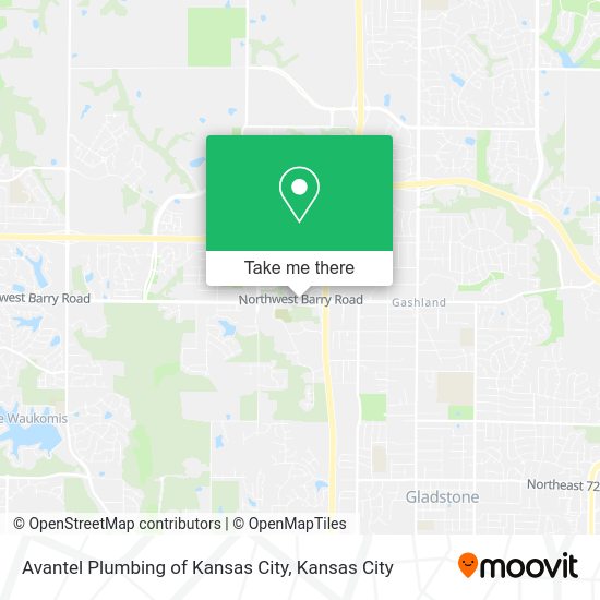 Avantel Plumbing of Kansas City map