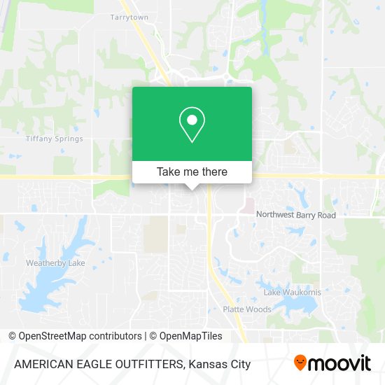 AMERICAN EAGLE OUTFITTERS map
