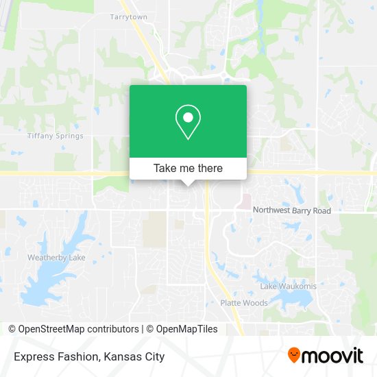 Express Fashion map