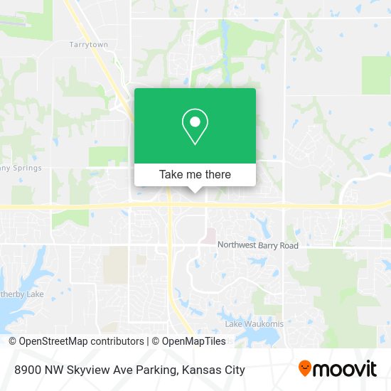 8900 NW Skyview Ave Parking map