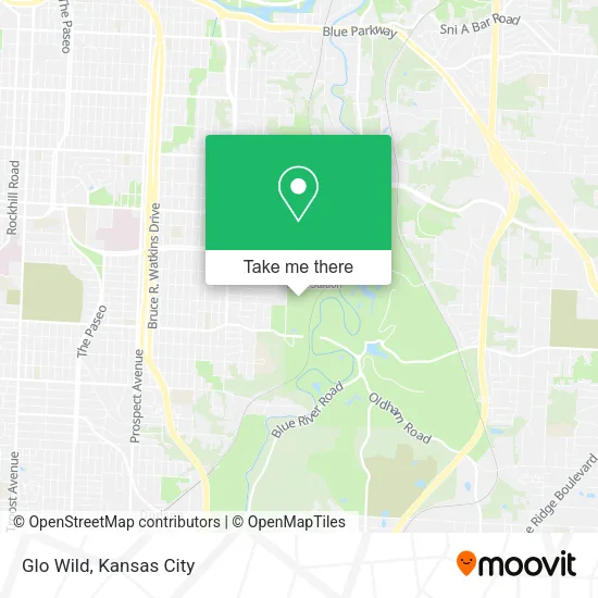 Glo Wild map