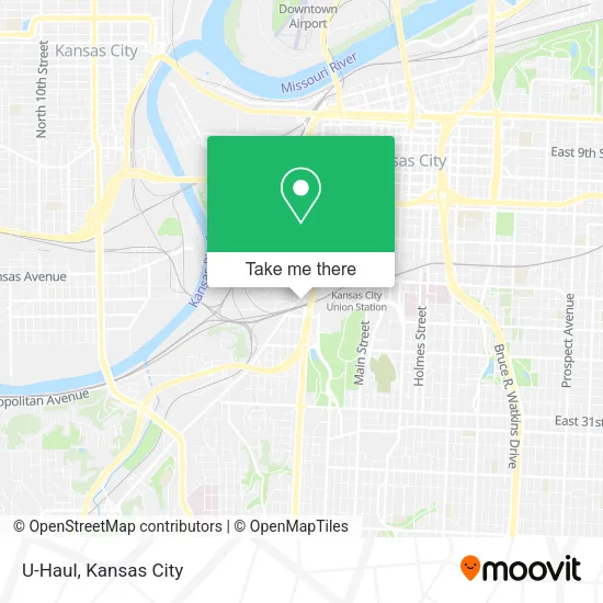 U-Haul map