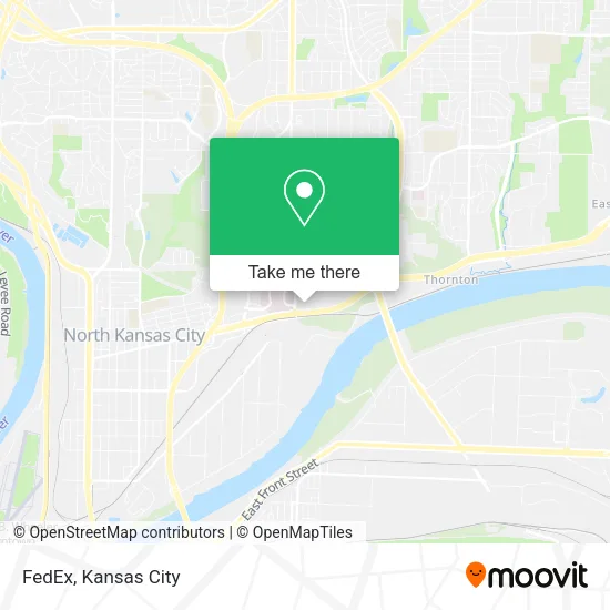 FedEx map