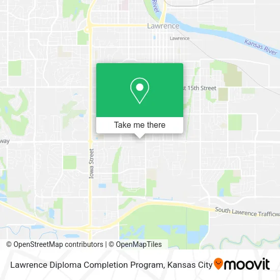 Mapa de Lawrence Diploma Completion Program