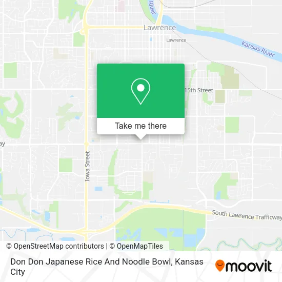 Mapa de Don Don Japanese Rice And Noodle Bowl