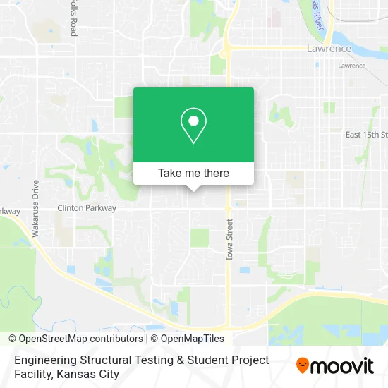 Mapa de Engineering Structural Testing & Student Project Facility