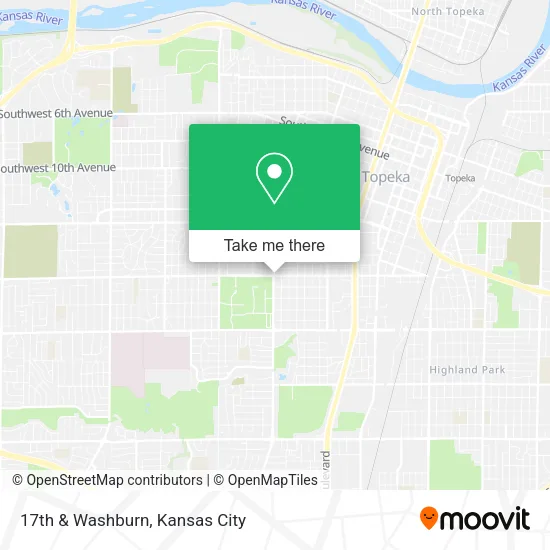 17th & Washburn map