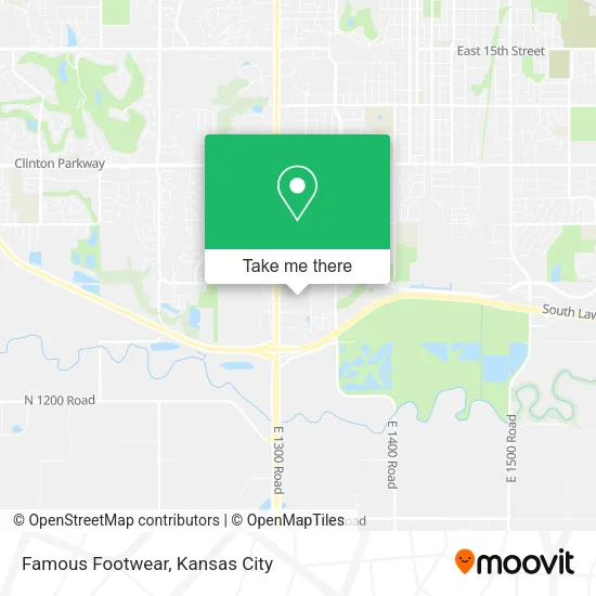 Famous Footwear map