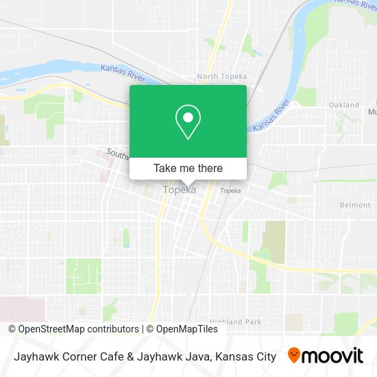 Jayhawk Corner Cafe & Jayhawk Java map