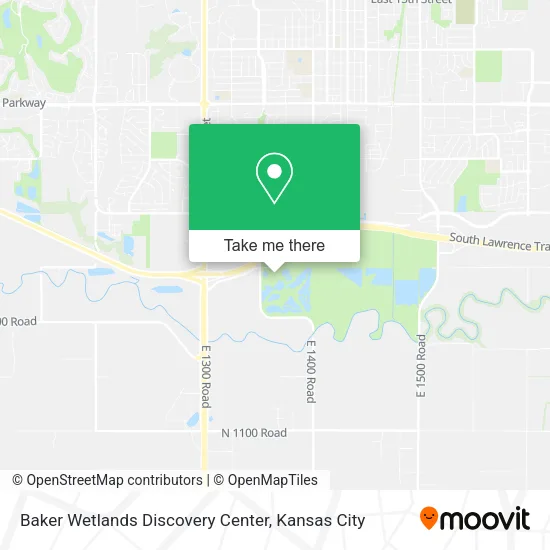 Baker Wetlands Discovery Center map