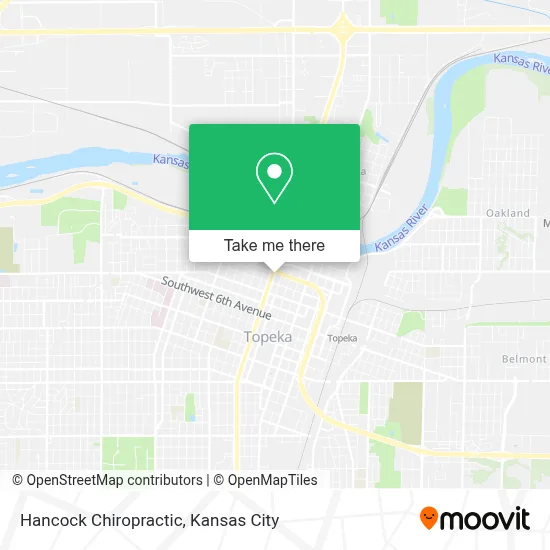 Hancock Chiropractic map