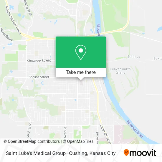 ¿Cómo llegar a Saint Luke's Medical Group–Cushing en Kansas City en ...