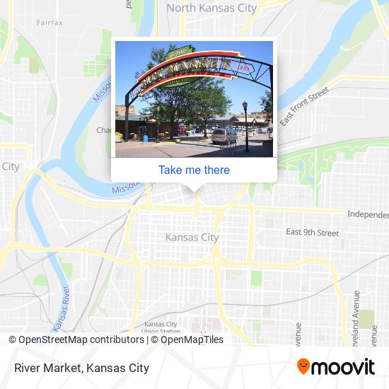 River Market map