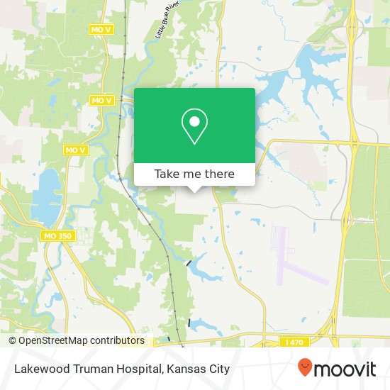 Lakewood Truman Hospital map