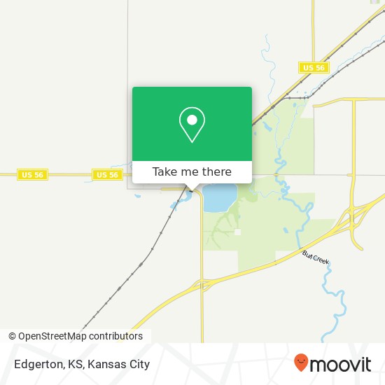 Edgerton, KS map