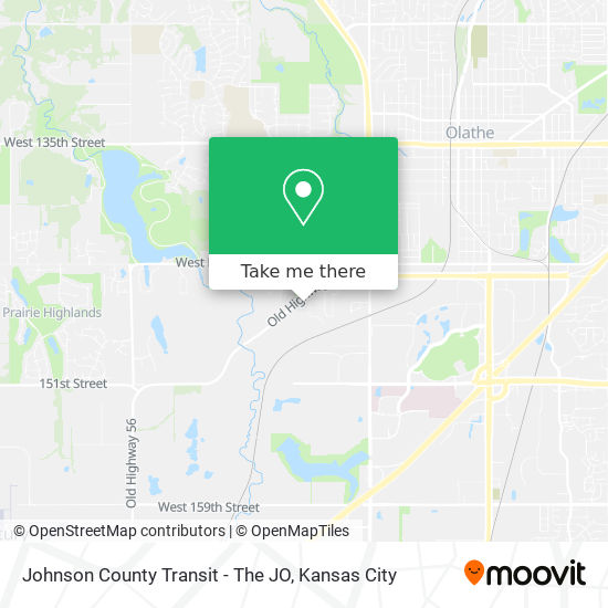 Johnson County Transit - The JO map