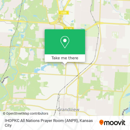 IHOPKC All Nations Prayer Room (ANPR) map