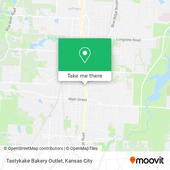 Mapa de Tastykake Bakery Outlet