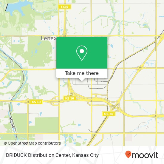 DRIDUCK Distribution Center map