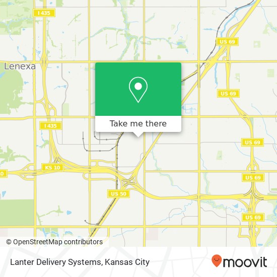 Lanter Delivery Systems map