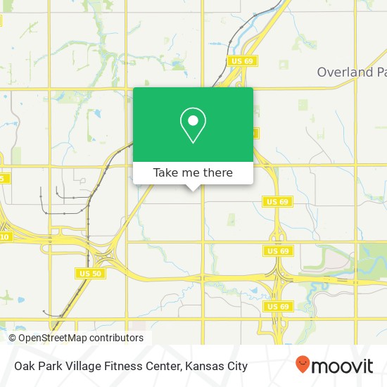 Oak Park Village Fitness Center map