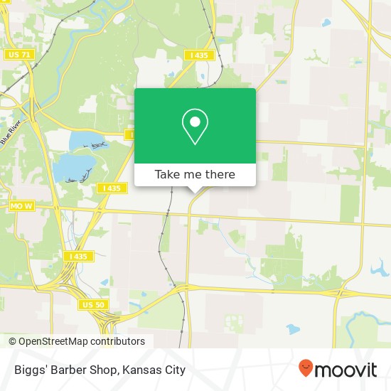 Biggs' Barber Shop map