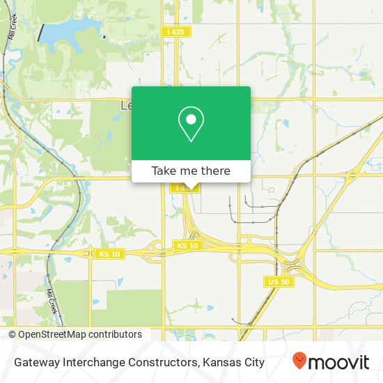 Gateway Interchange Constructors map