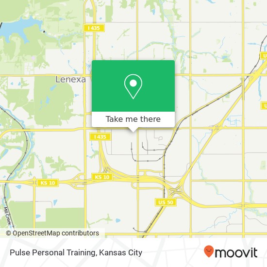 Pulse Personal Training map