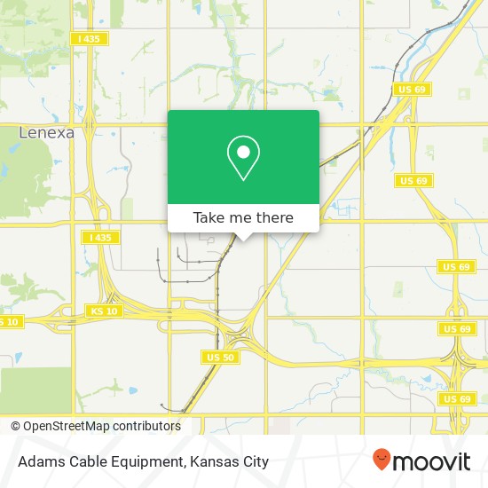 Adams Cable Equipment map