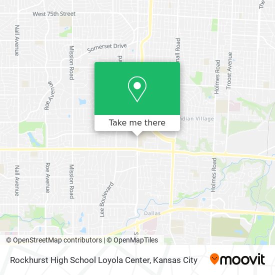 Rockhurst High School Loyola Center map