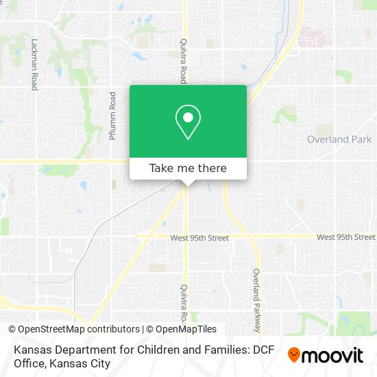Kansas Department for Children and Families: DCF Office map