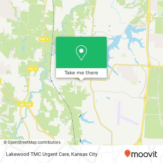 Lakewood TMC Urgent Care map