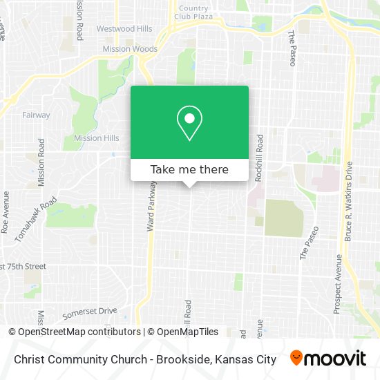 Christ Community Church - Brookside map
