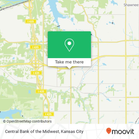 Mapa de Central Bank of the Midwest