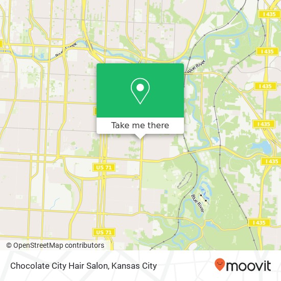 Mapa de Chocolate City Hair Salon