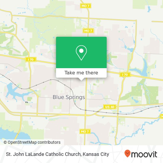 Mapa de St. John LaLande Catholic Church