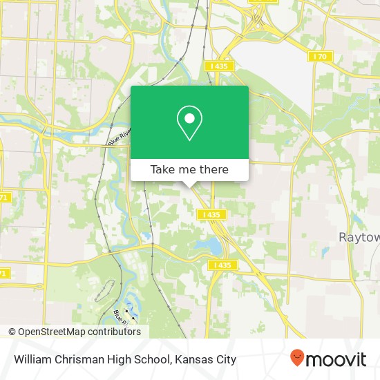 William Chrisman High School map